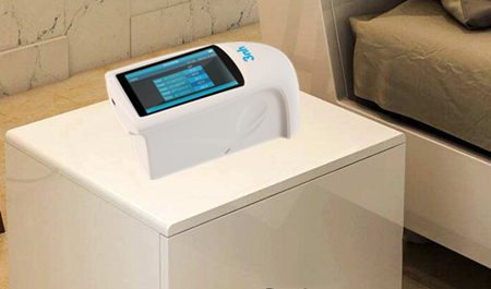 光泽度仪测床头柜